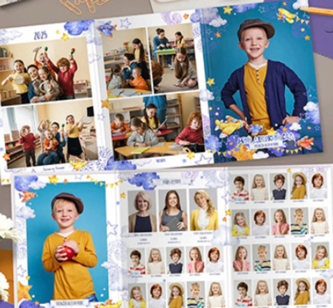 [PSD] Шаблон выпускной фотокниги Дизайн В небо (Ксения Фёдорова)