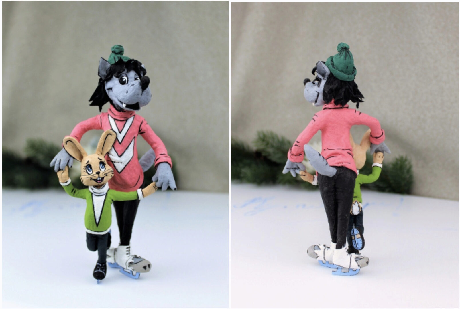 Ну, заяц, погоди! Волк + заяц (Татьяна Броницкая)