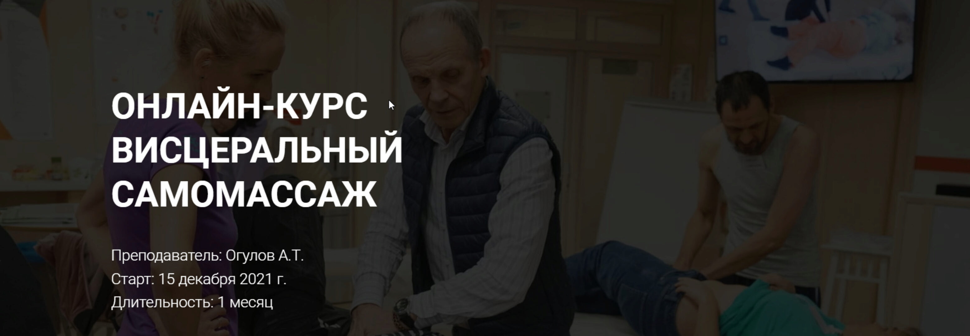 Висцеральный самомассаж. Тариф Стандарт (Александр Огулов)