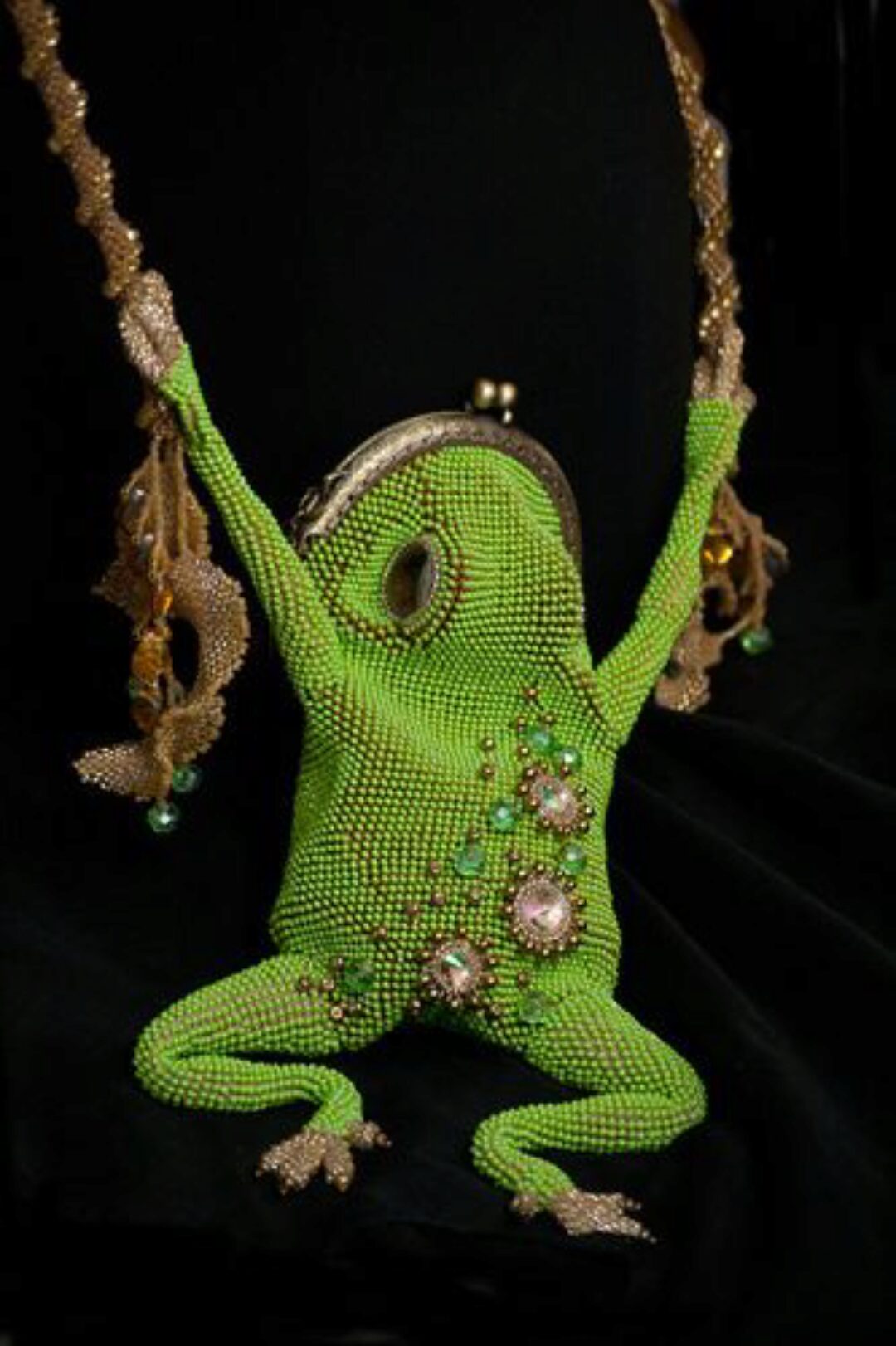 Кошелек из бисера «Принц Лягушка» (Юлия Турова)