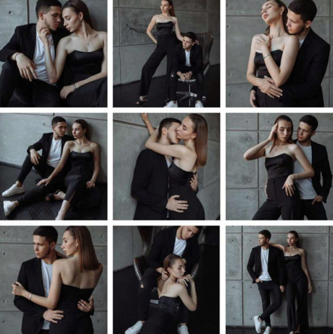 Парное классическое позирование (Полина Дятлова)