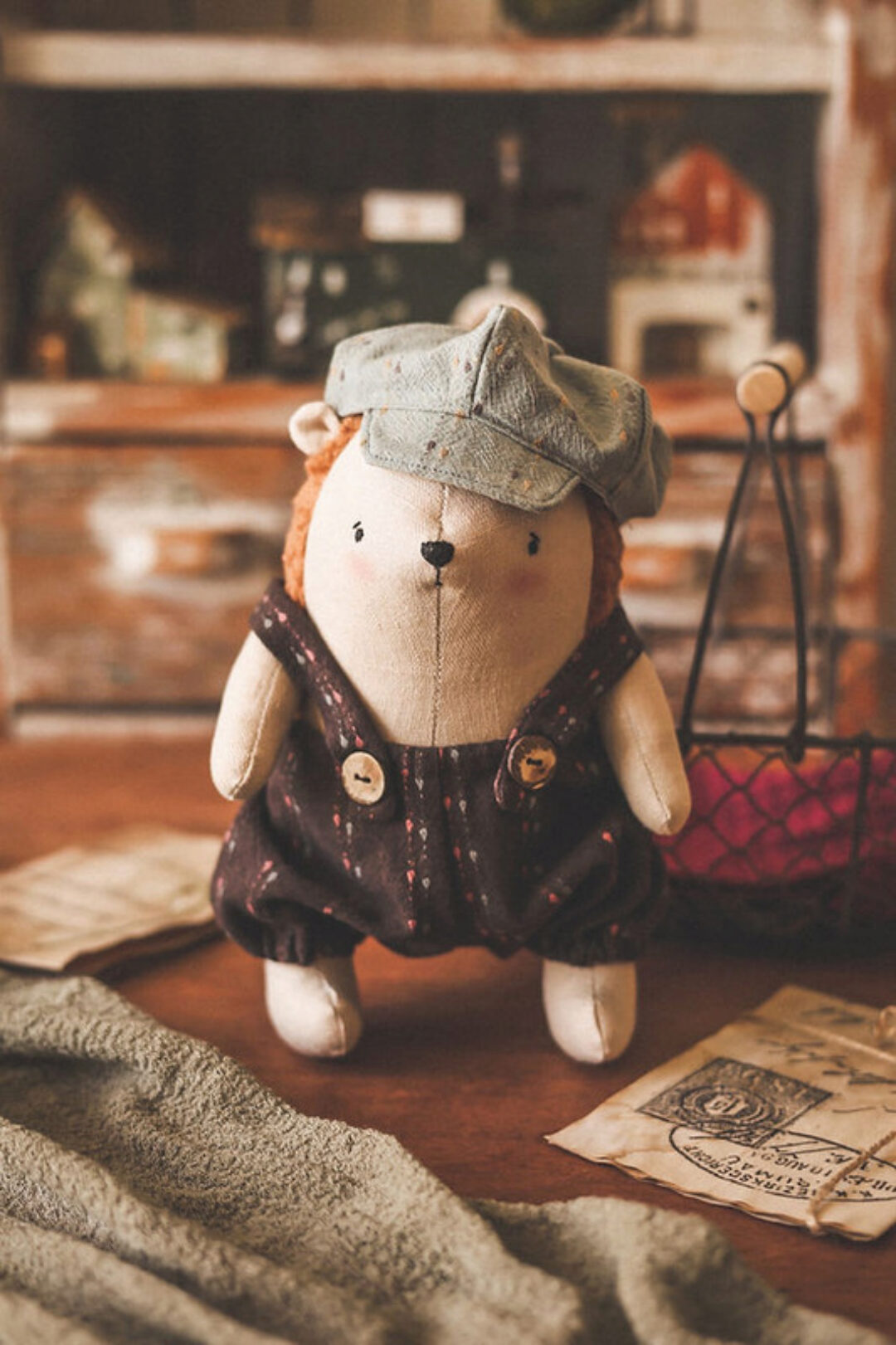 [happylabtoys] Выкройка и руководство по шитью ежика (Виктория Зименкова)