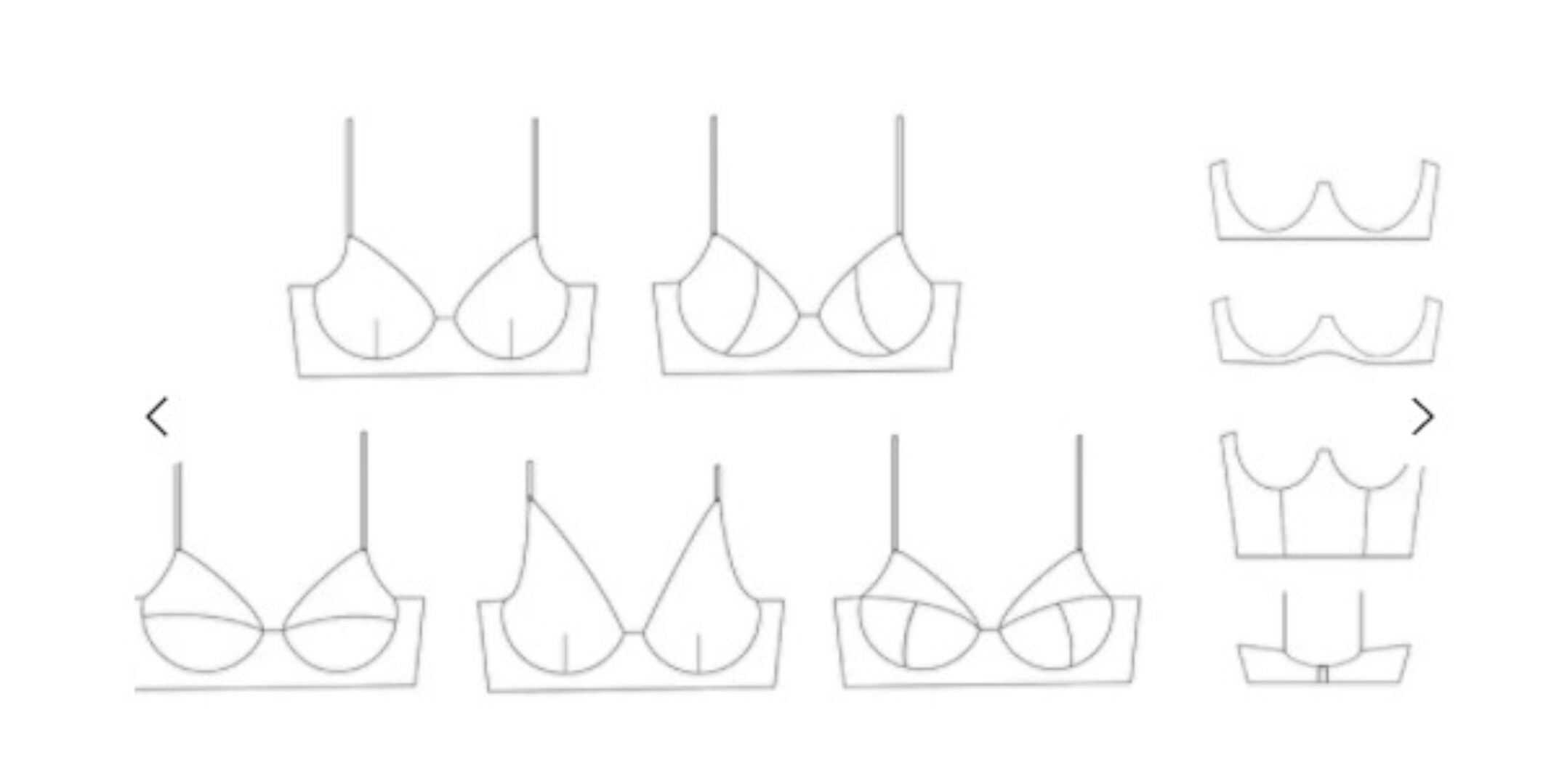 [atelierpattern] 6 моделей бюстгальтеров на каркасе с мягкой чашкой (Мария Панова)