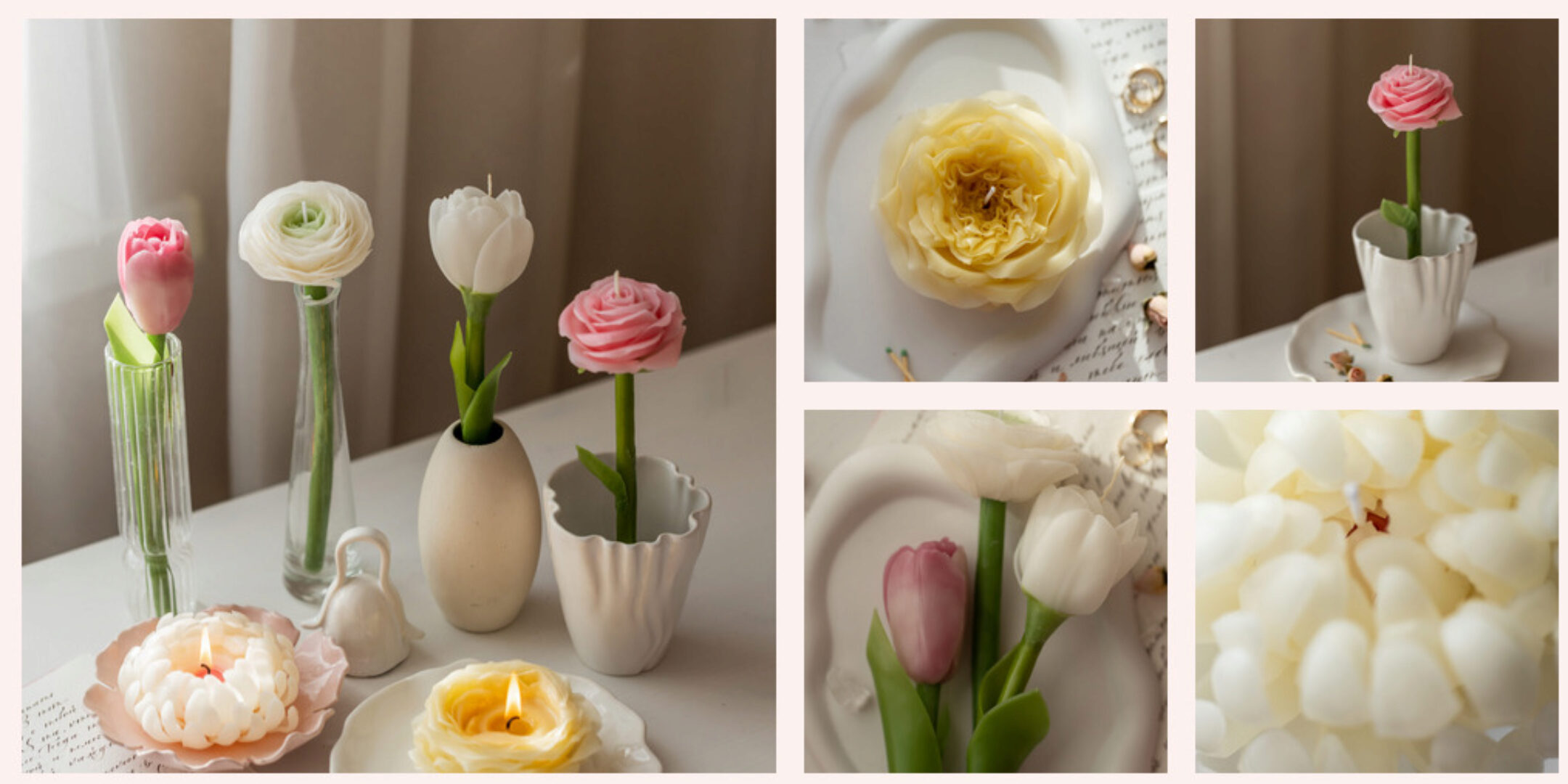 Свечи-цветы. Тариф Два модуля (Ольга Жилякова)