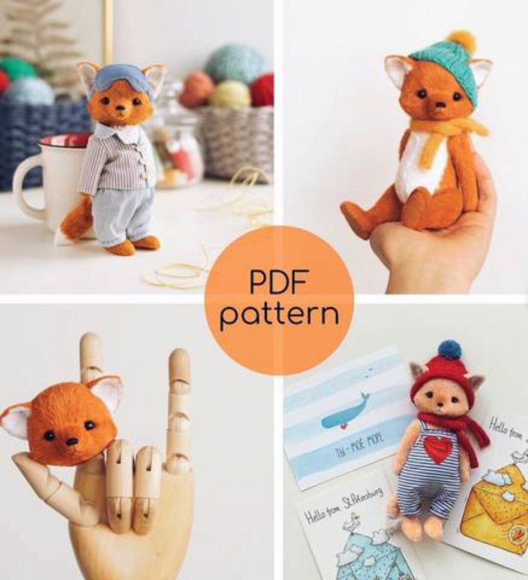 Выкройка лиса (domingo.spb)