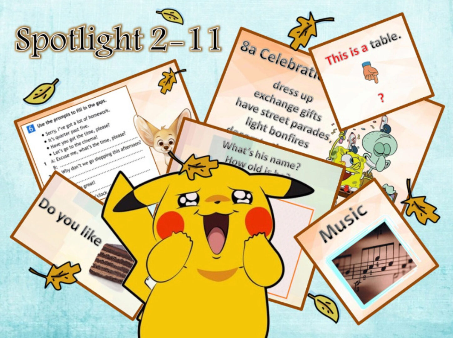 [Spotlight] Материалы к урокам по линейке учебников Spotlight, 2-11 класс (Екатерина Черкасова)