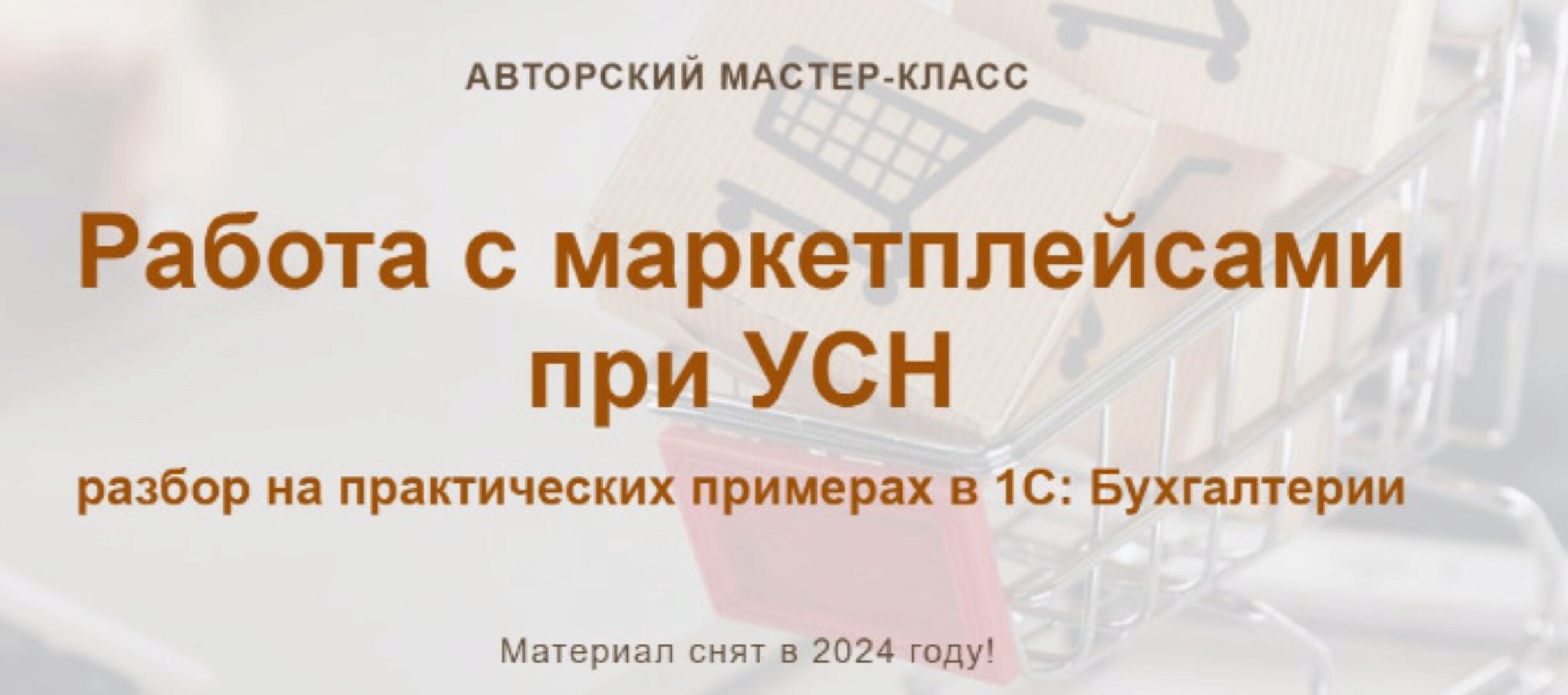 [учетбеззабот] Работа с маркетплейсами при УСН. Текстовый конспект. 2024 года (Ольга Шулова)