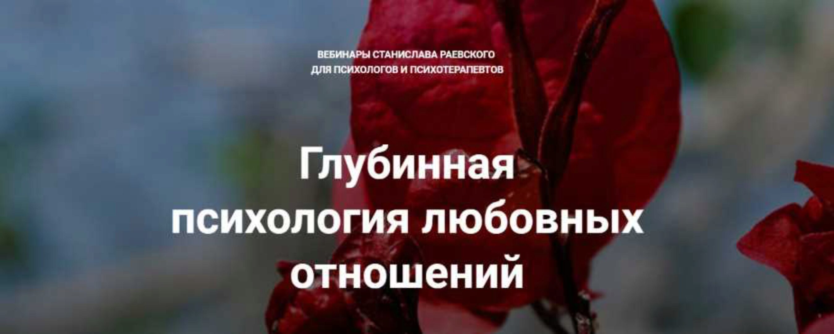 [МААП] Глубинная психология любовных отношений. Все вебинары курса (Станислав Раевский)
