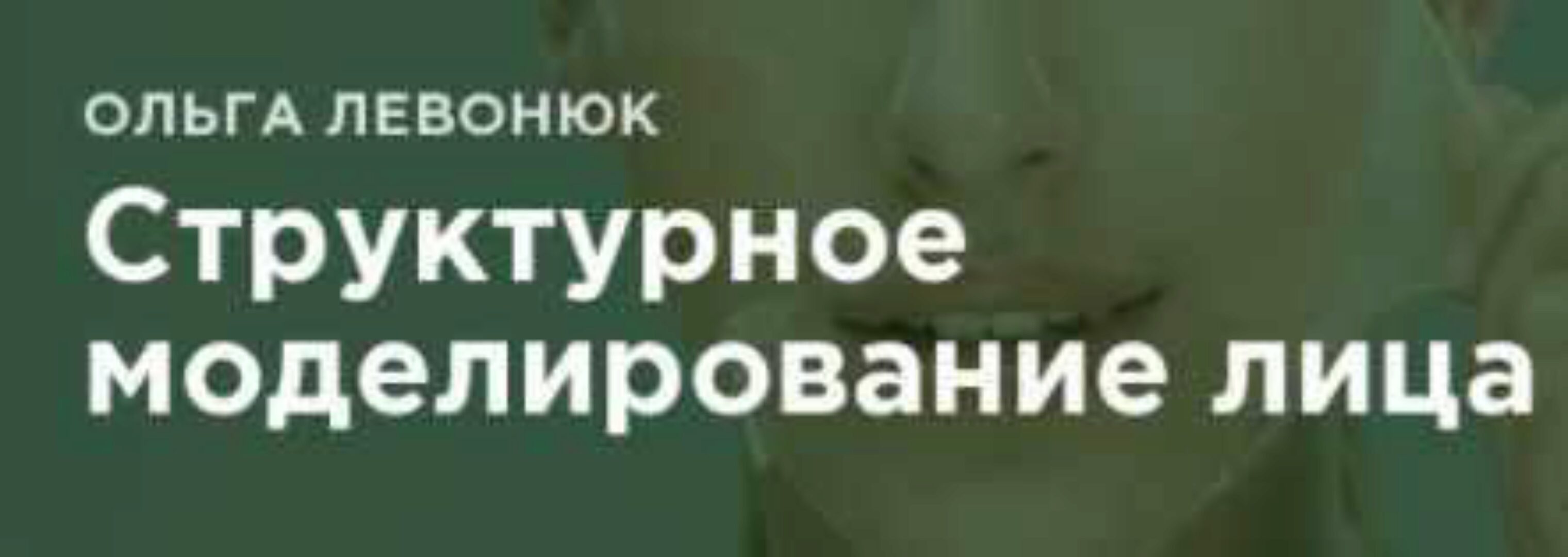 Структурное моделирование лица (Ольга Левонюк)