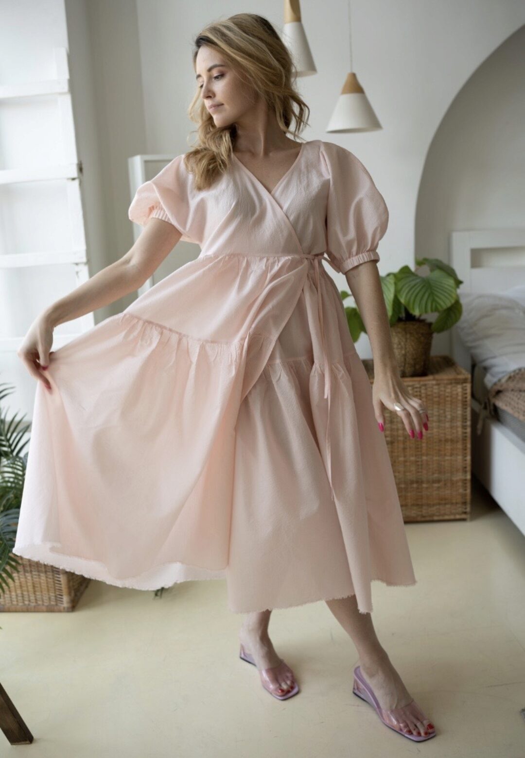 Платье на запах Lynette S. Размер 40-50. Рост 168-172 (Кристина Юсупова)