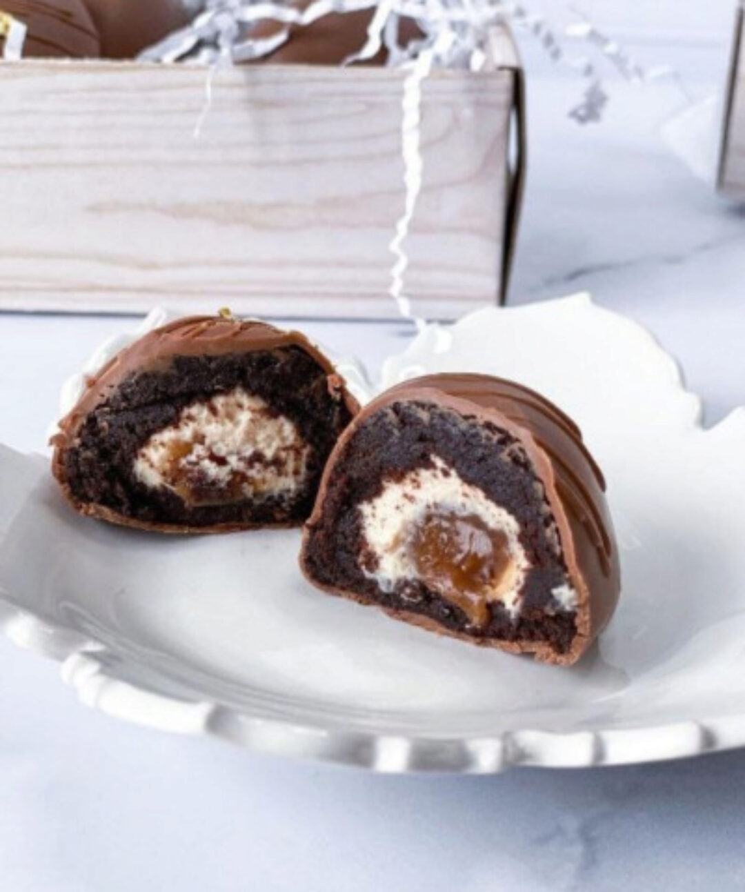 Пирожное Шоколадная картошка с двойной начинкой (bunny_cake_macaron)