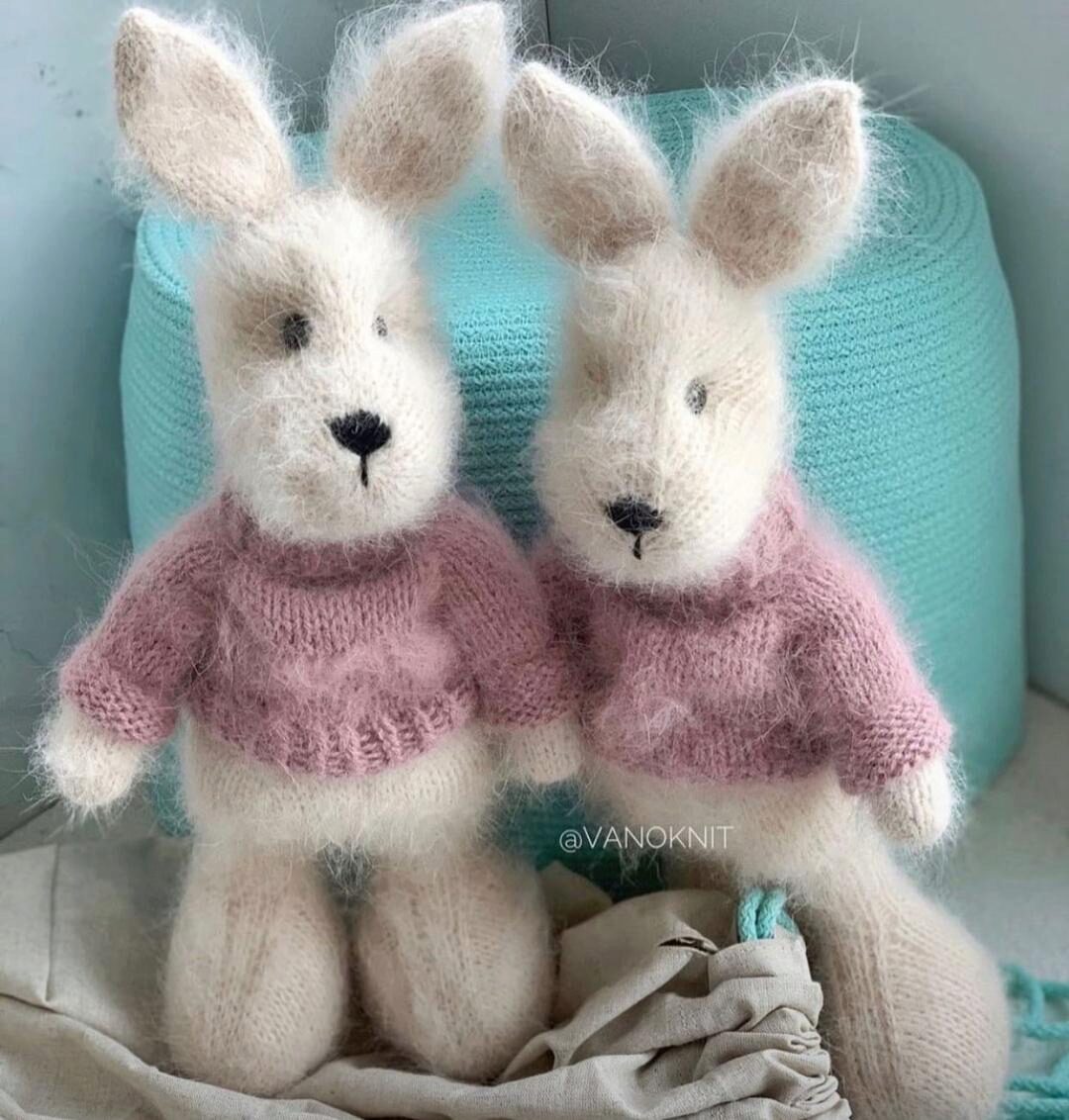 [vanoknit] Зайка спицами rabbit_knit (Иванна Петрова)