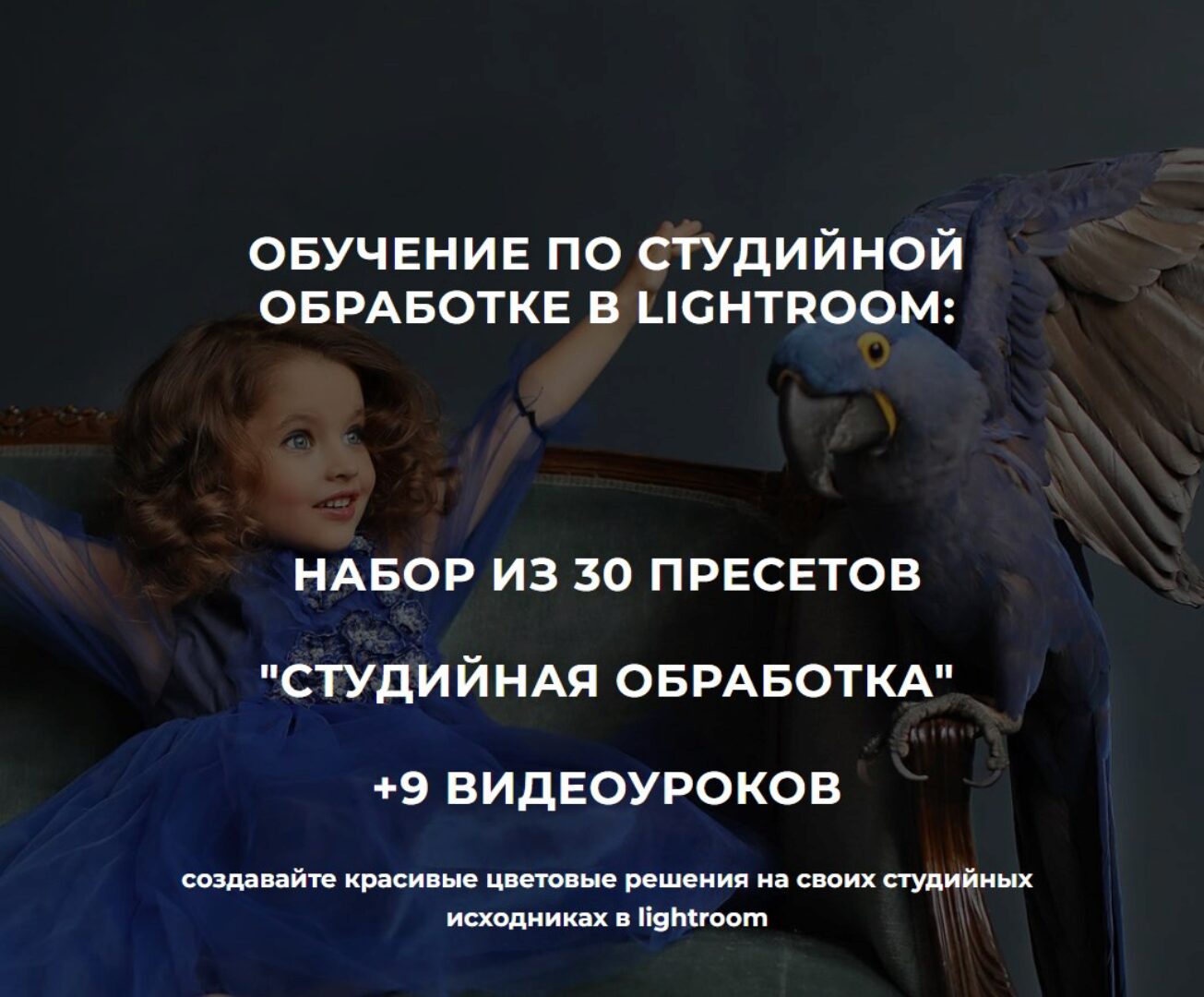 Обучение по студийной обработке в Lightroom, 2024 (Анна Рогова)