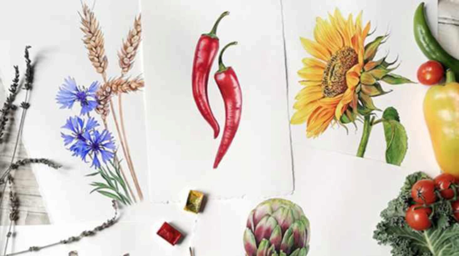 [art-creativity] Осенняя ботаника. Урожай (Нина Петровская)