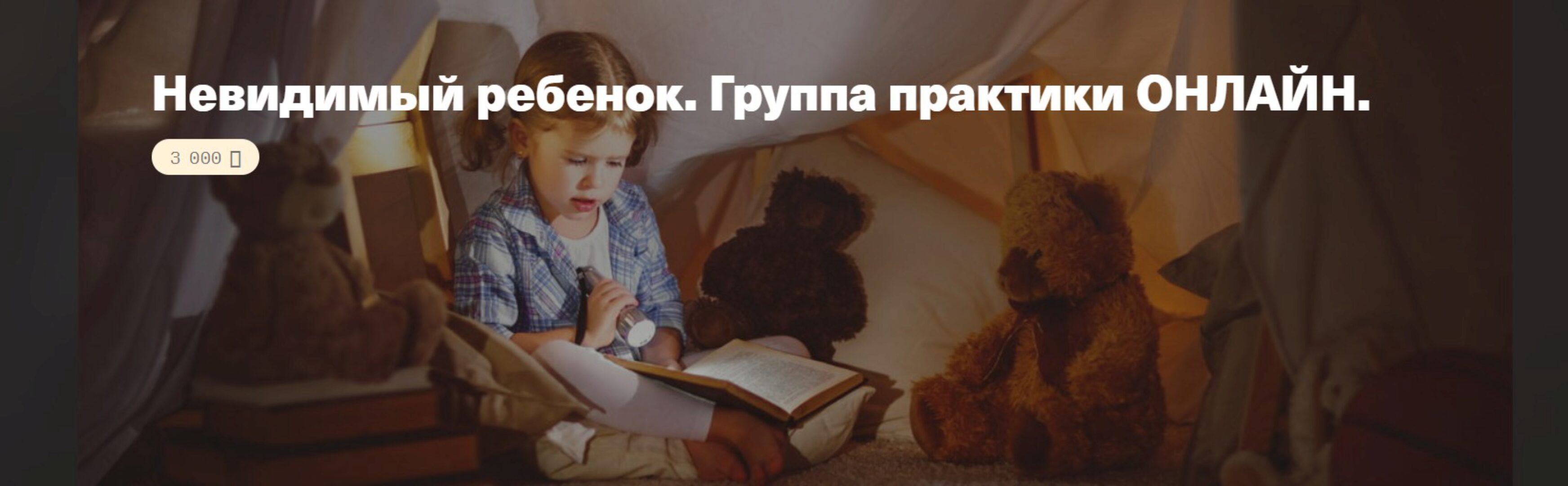 Невидимый ребенок. Группа практики онлайн (Елена Веселаго)