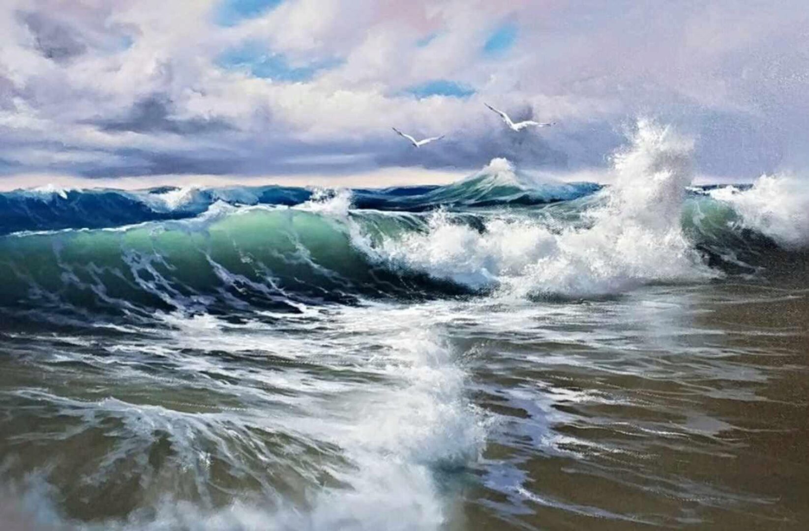 [Школа морского пейзажа] Бирюзовое настроение. Профессионалам (Дмитрий Роза)