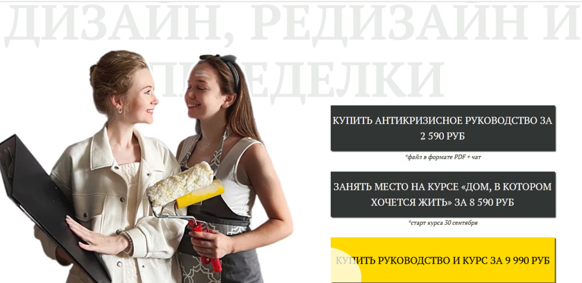 Дом, в котором хочется жить и Антикризисное руководство по дизайну, редизайну (Надя Артамонова)