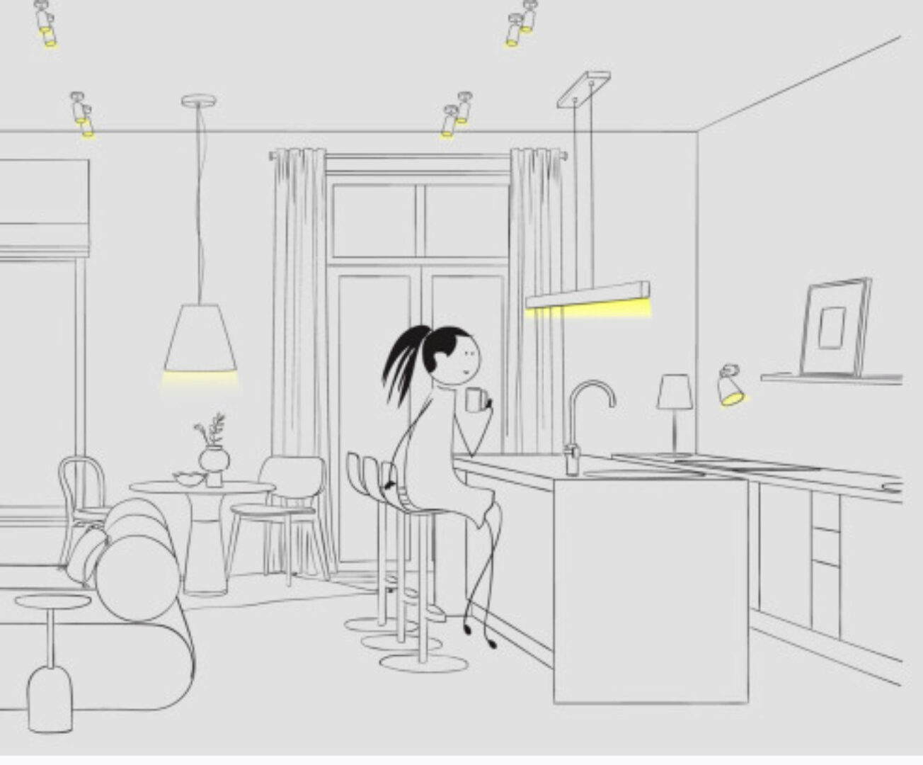 Освещение жилых пространств (Анна Эрман)