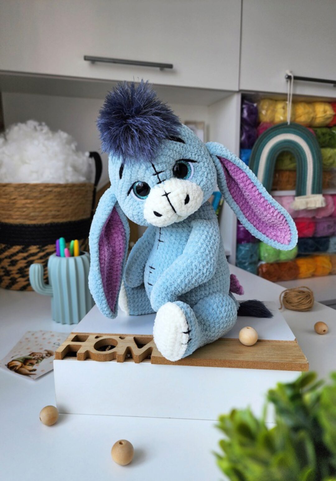 Ослик в стиле Тедди (Любовь Лагутенок)