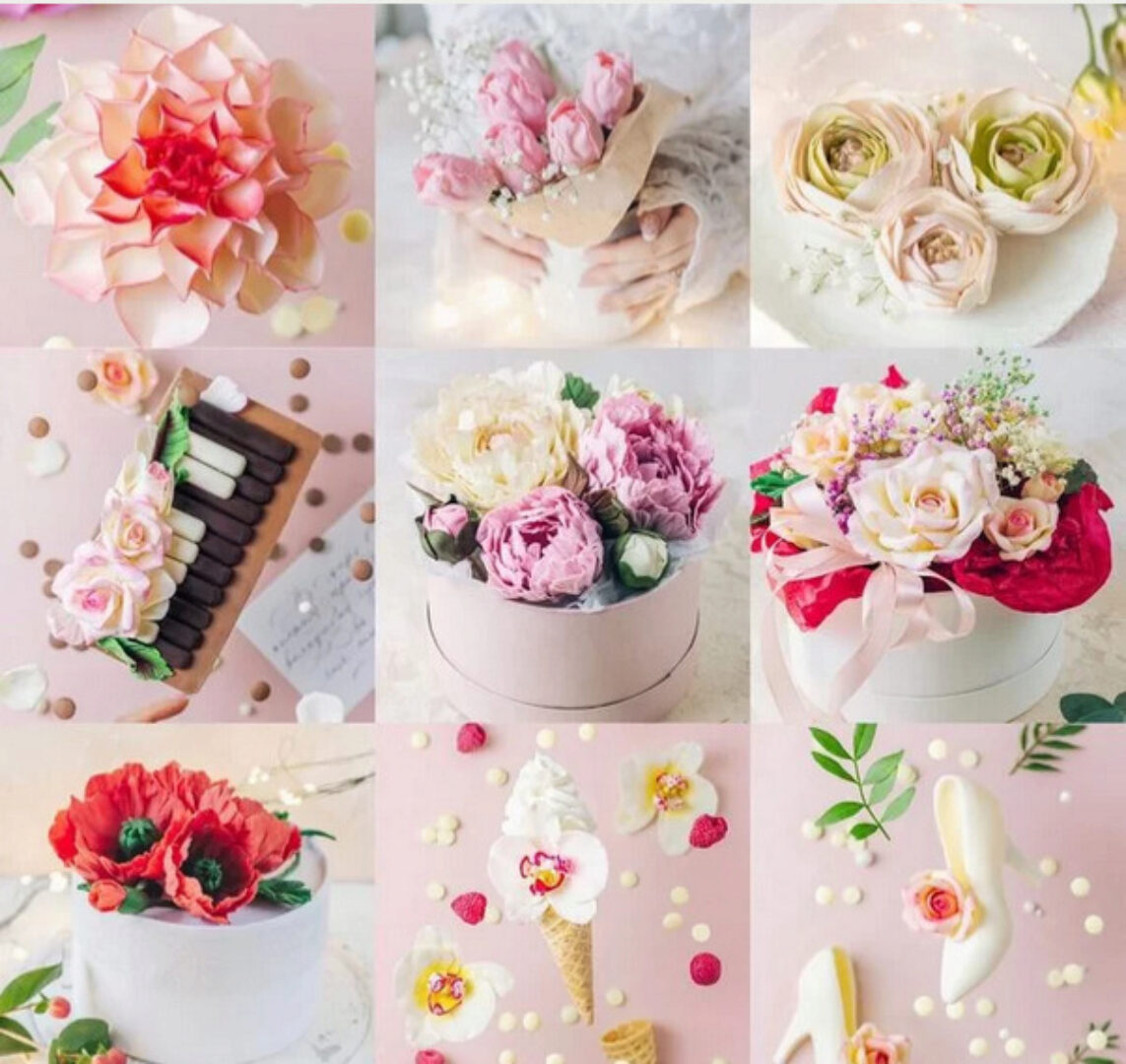 Шоколадная флористика. Весна 2022 (Екатерина Завирюха)