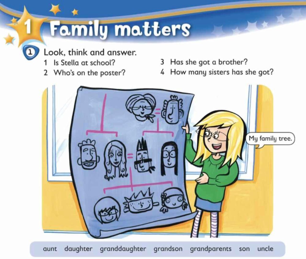 [My English School48] Подробный гайд для учебника «Kid's box 3» Юнит 1 Семья (Инесса Черникова)