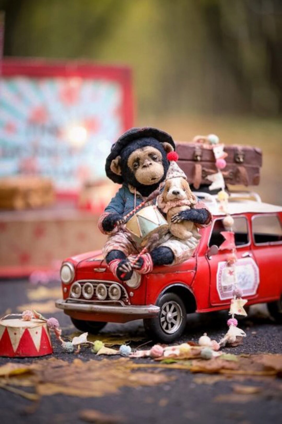 Обезьяна мистер Тумнус и пёс Тефтя. The Monkey Show! (Таисия Клонингер)