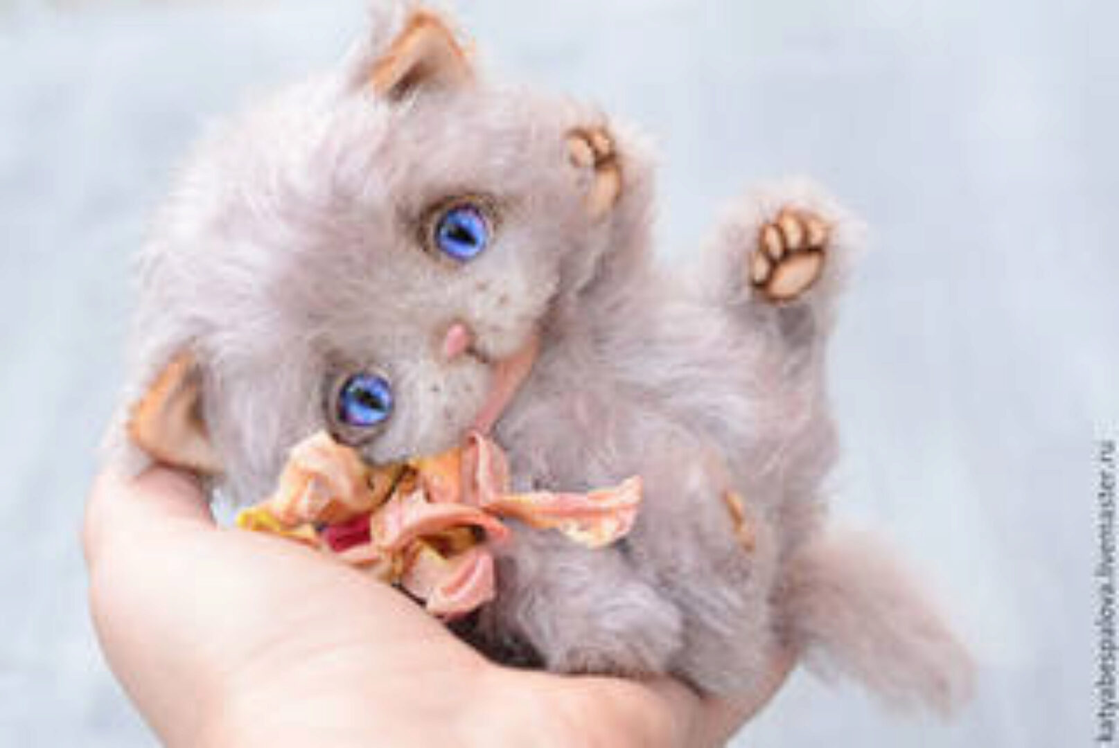 Выкройка+подробный МК «Котёнок» (Катя Беспалова)