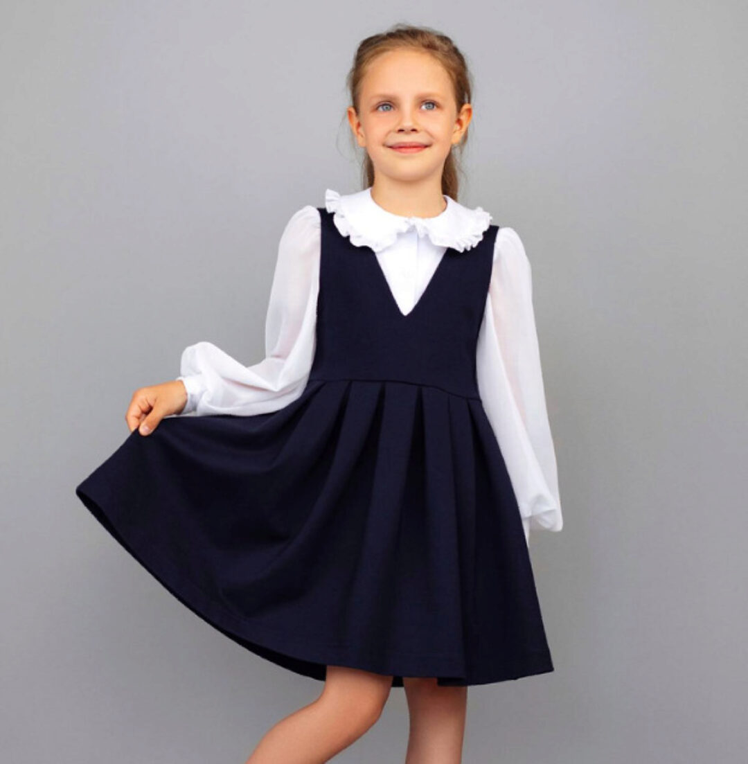 Сарафан «Школа». Размеры 98-164 (Элина Патыкова)