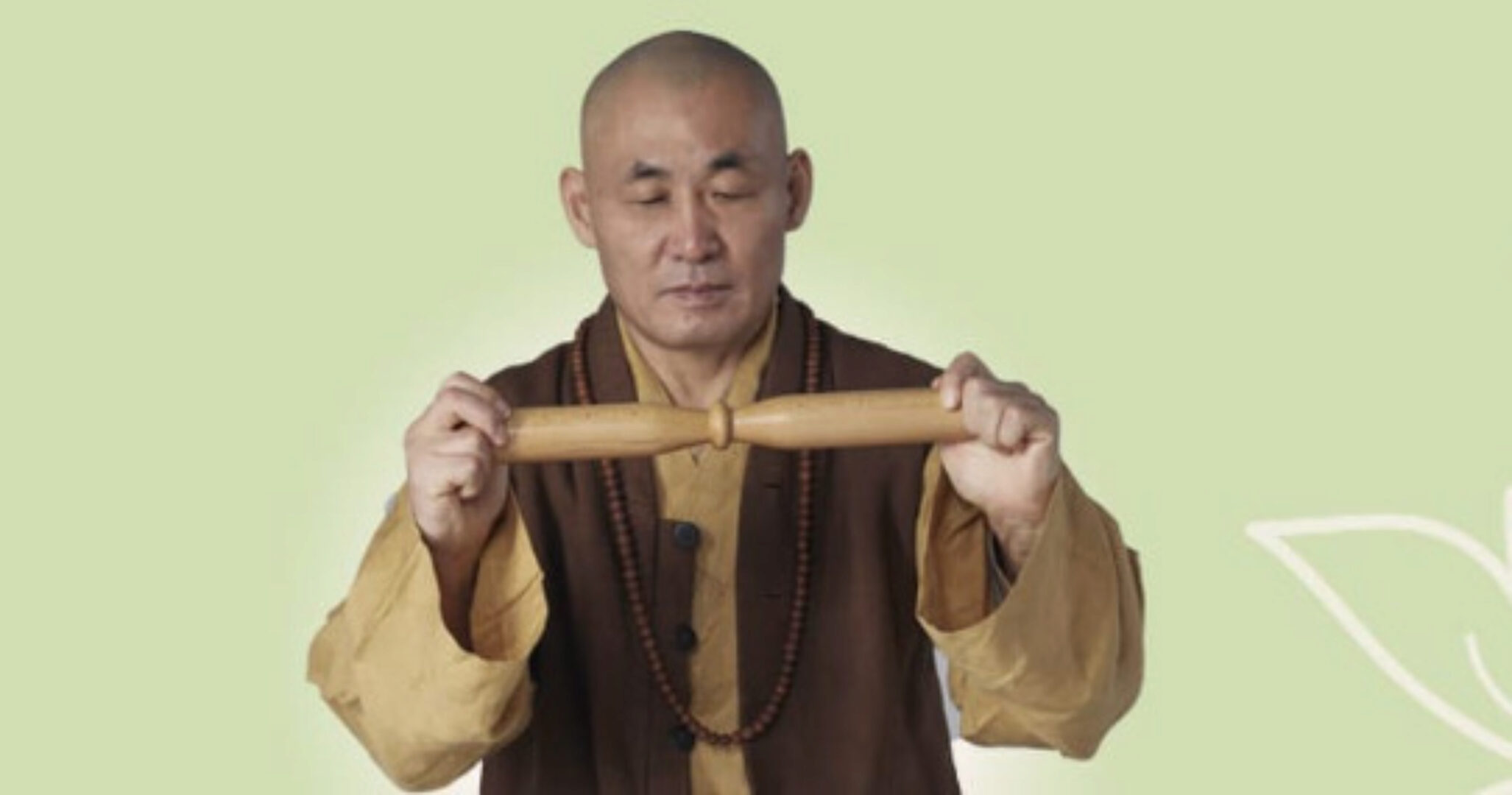 Цигун с жезлом бань. 2021 (Ши Янбин)