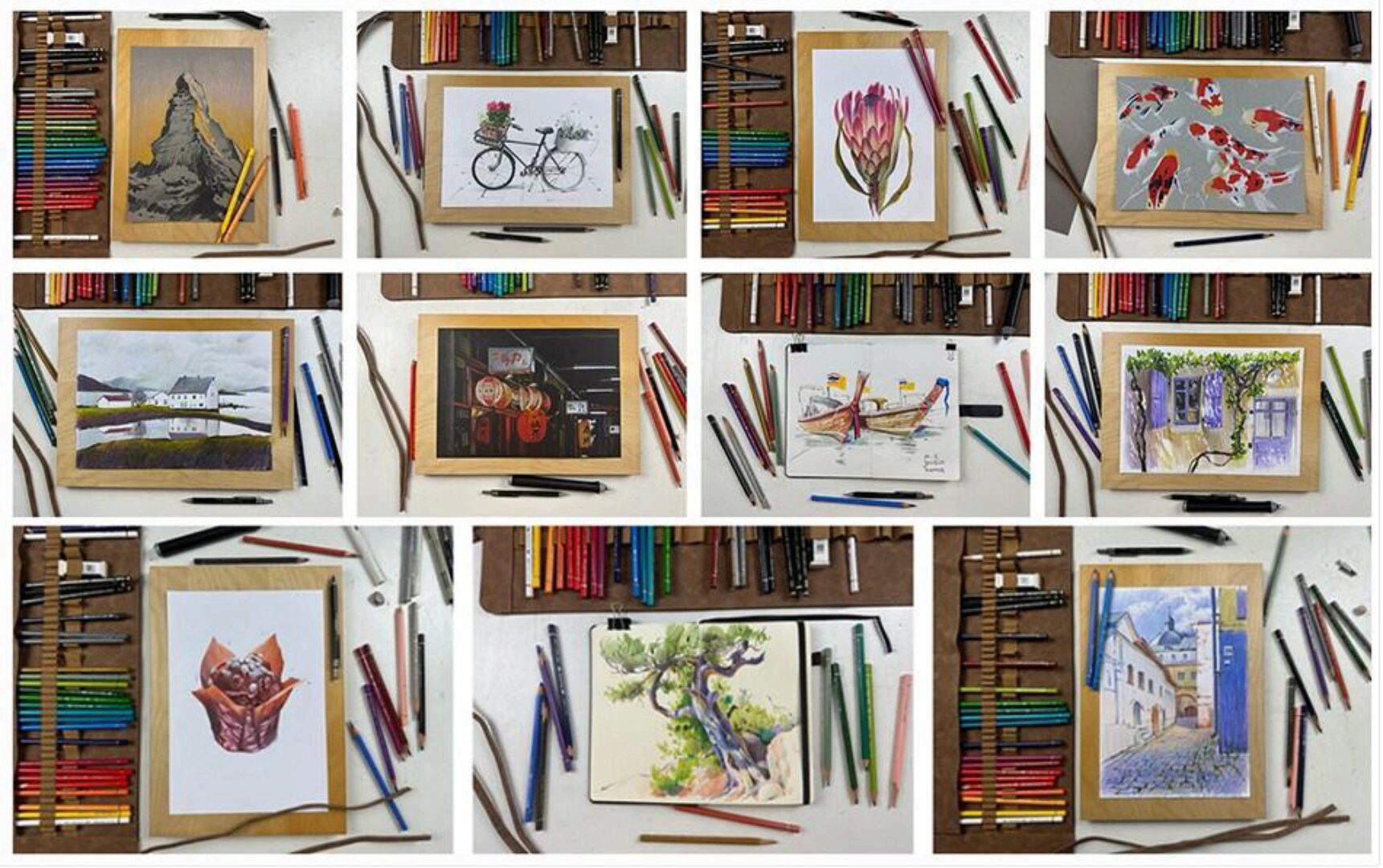 [Художник Online] Скетчинг цветными карандашами (Дарья Куцаева)