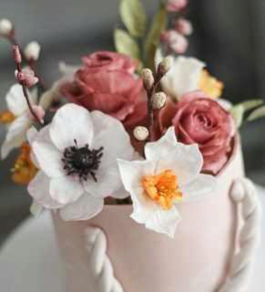 Вафельная флористика (cookbook_insta)