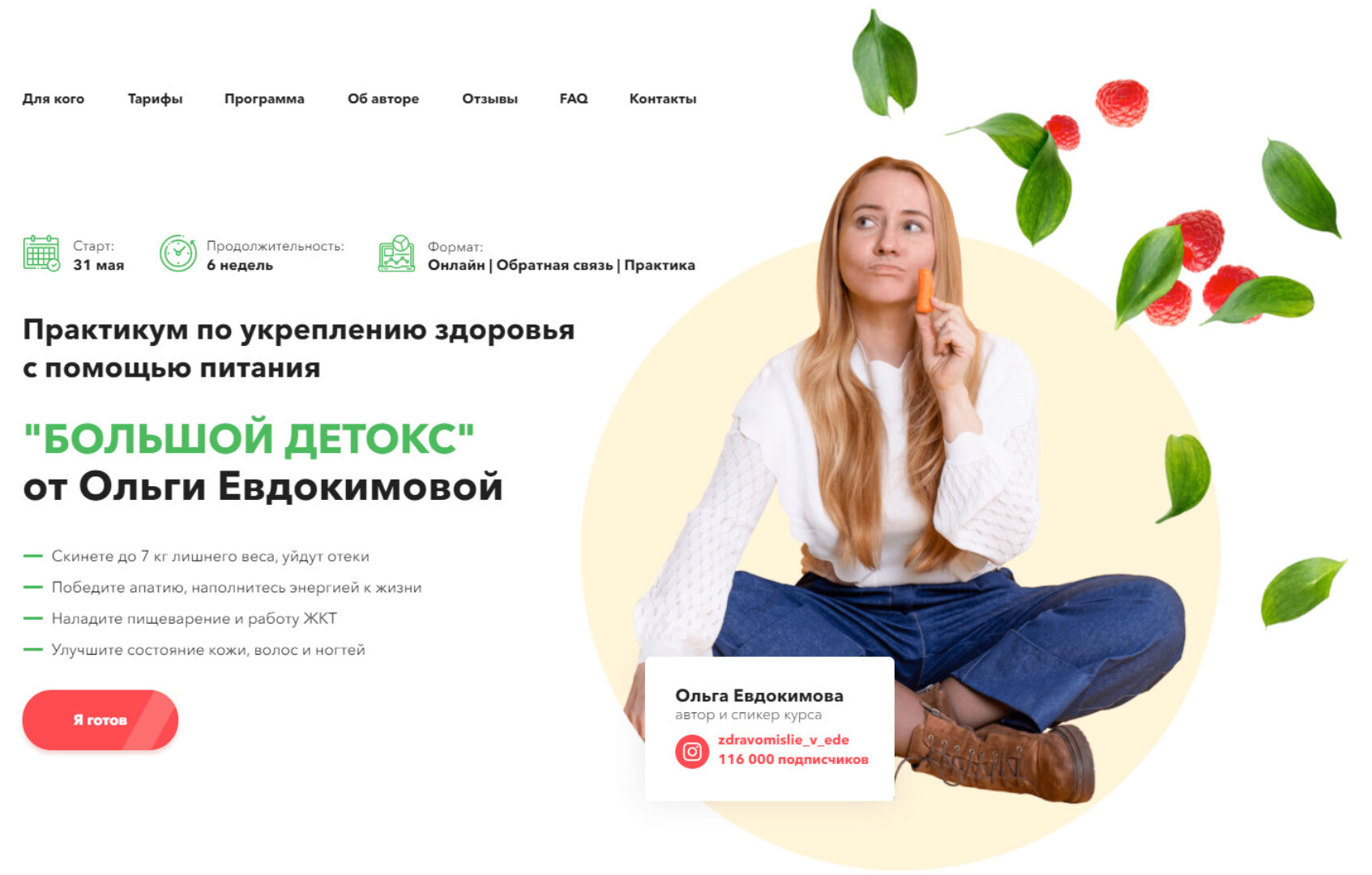 Большой Детокс (Ольга Евдокимова)