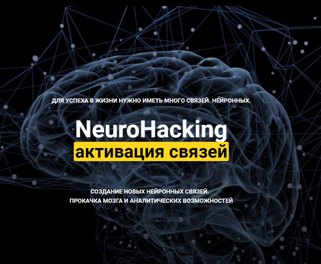 NeuroHacking: активация связей 2021 (Денис Борисов)