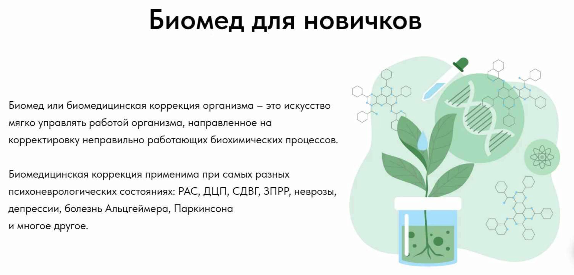 Биомедицинская коррекция для новичков 2.0. Тариф Стандарт (Олеся Скребцова)