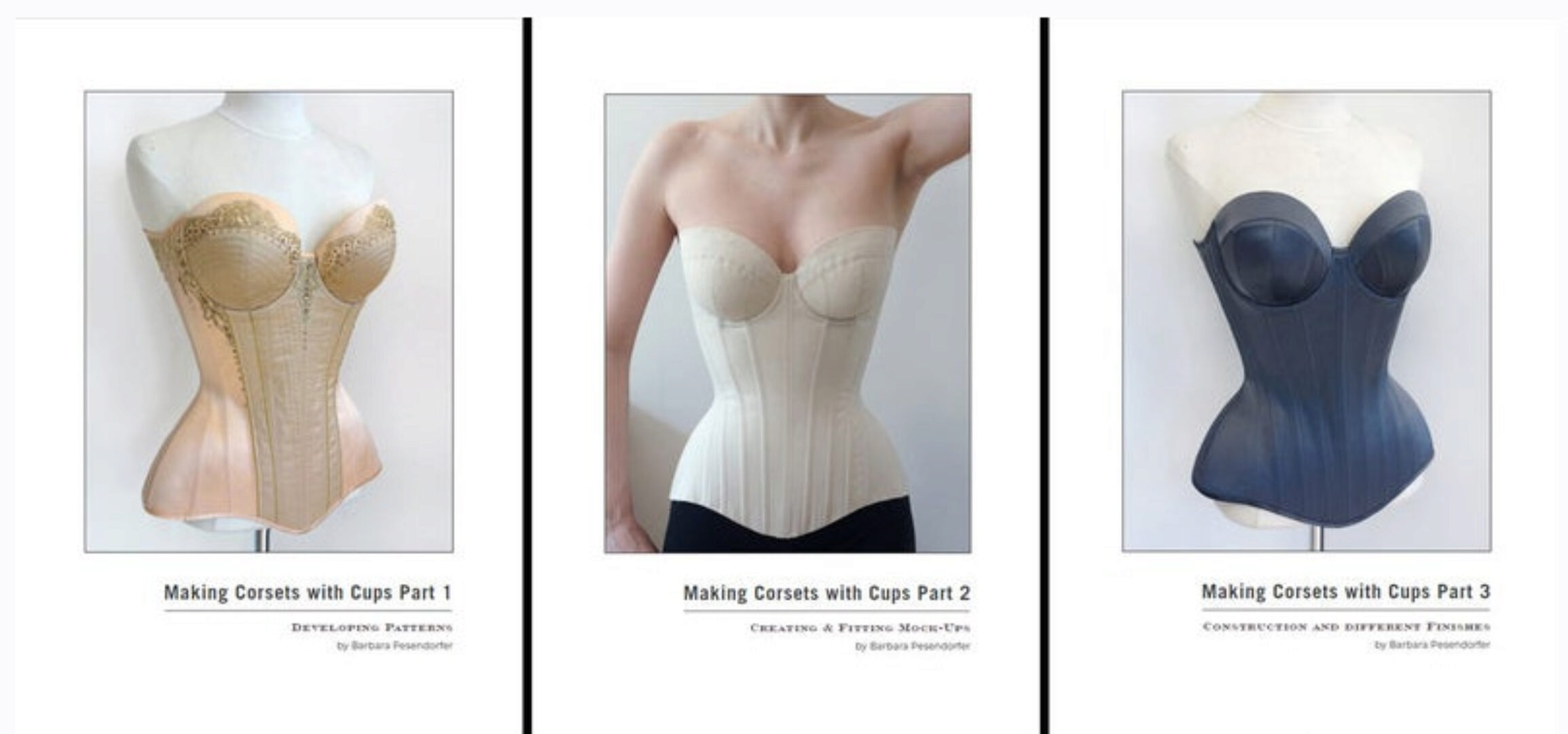[Royal Black] Корсет с чашками. Туториалы. 3 части