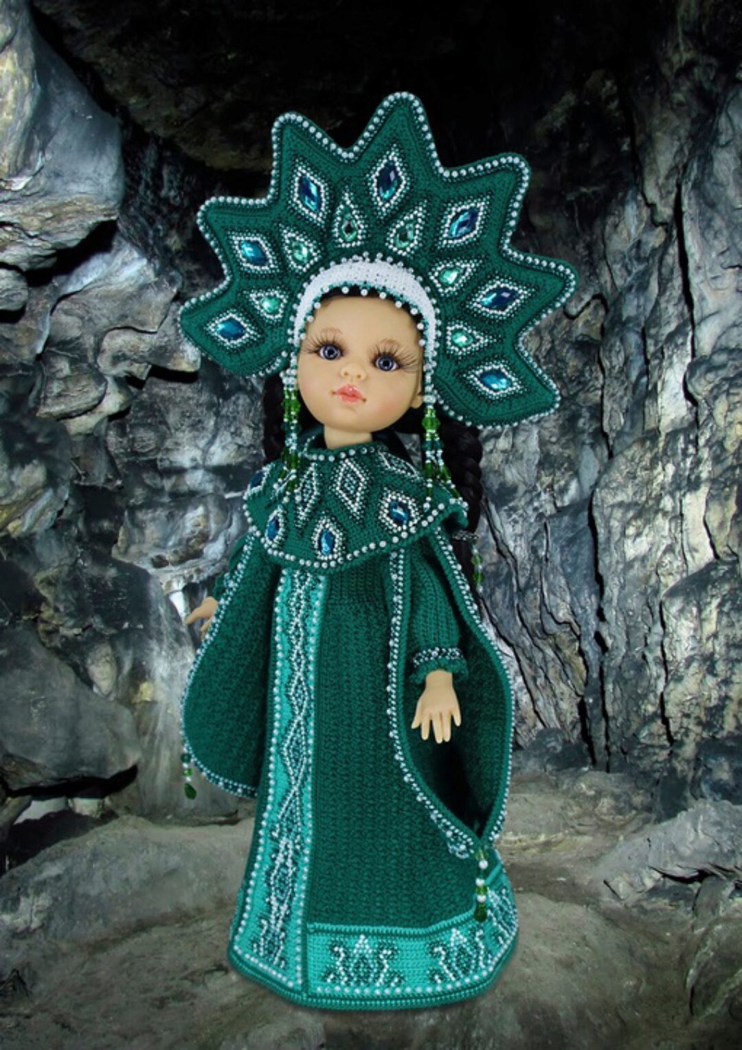 [olenochka] Наряд  Хозяйка медной горы  для кукол Paola Reina (Ольга Корчагина)