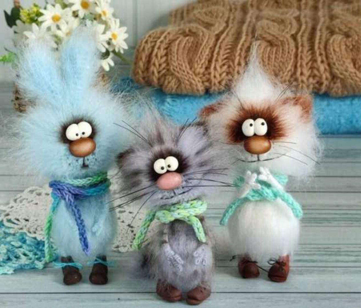 Летучка. Кроличка и котичка (Марина Мохирева) @catfairy_marisha