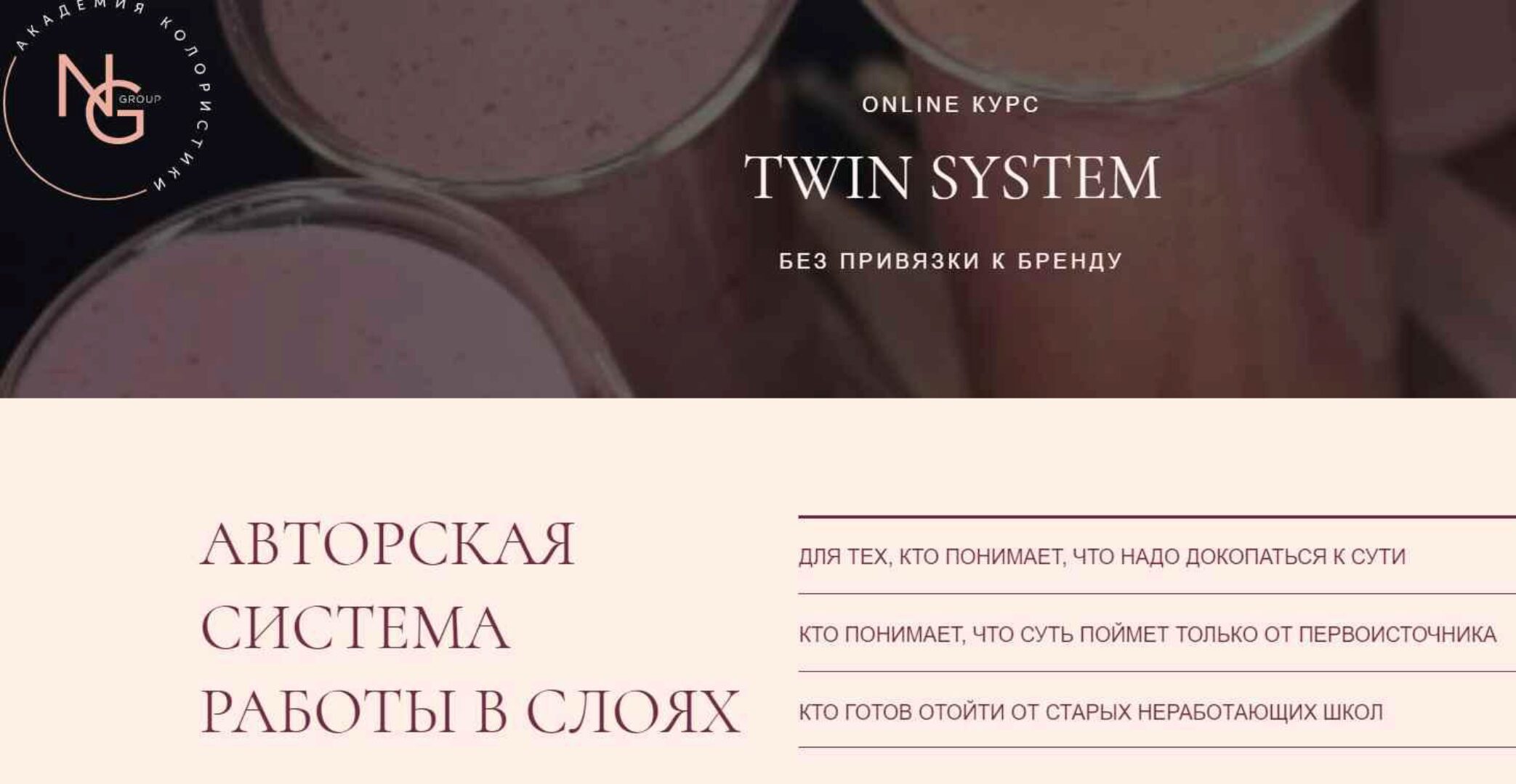 Онлайн курс «Twin system» (Наталья Головченко)