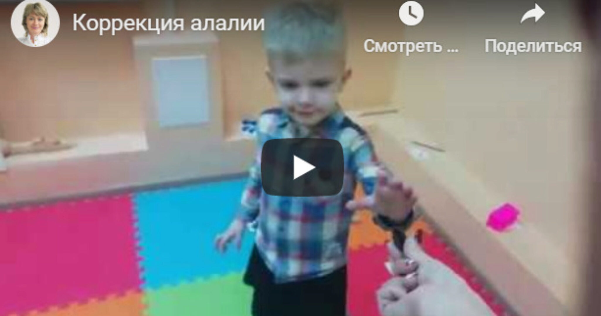 Программа сенсомоторной коррекции (Мария Черняк)