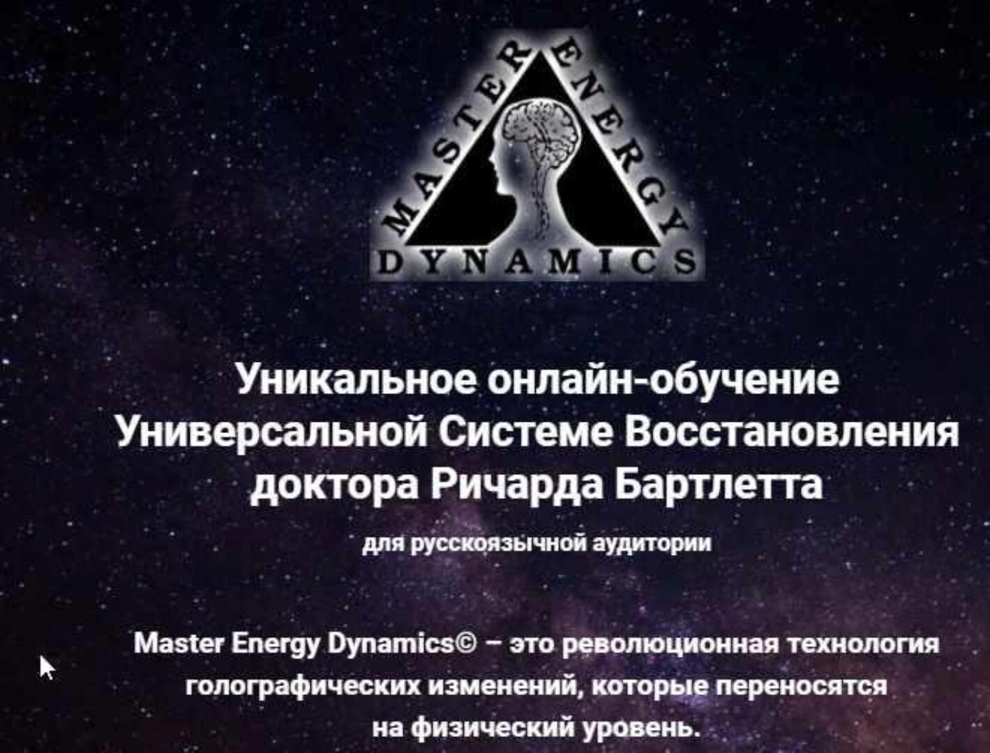 Базовый M.E.D. онлайн (Ричард Бартлетт)