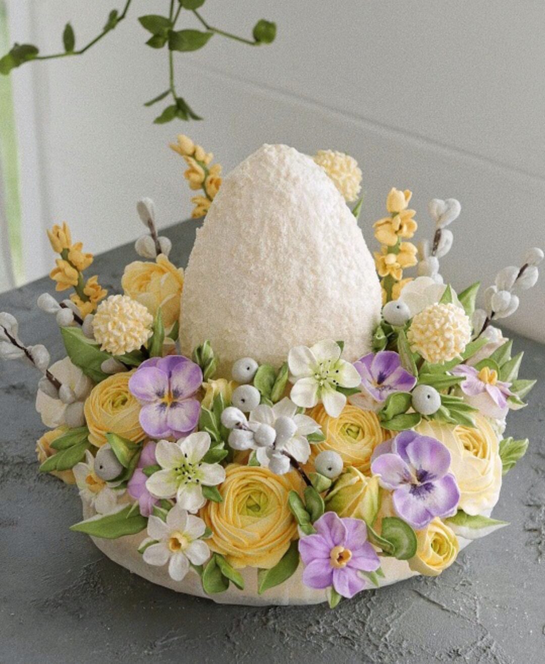 [zefir.mira] Пасхальная композиция из зефирных цветов. Пасха 2024 (Мирослава Садовая)