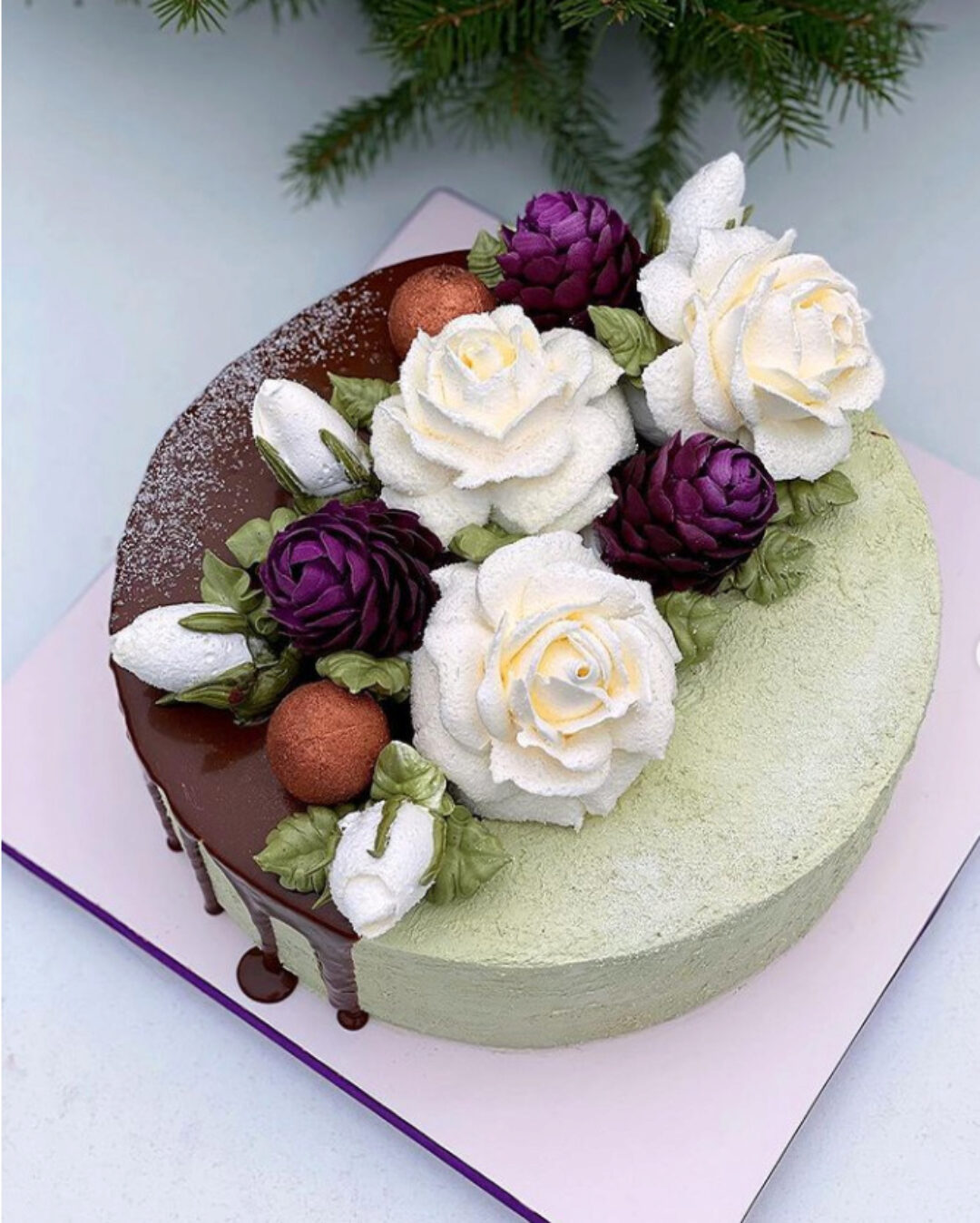 Белковый заварной крем (Елена Попова)