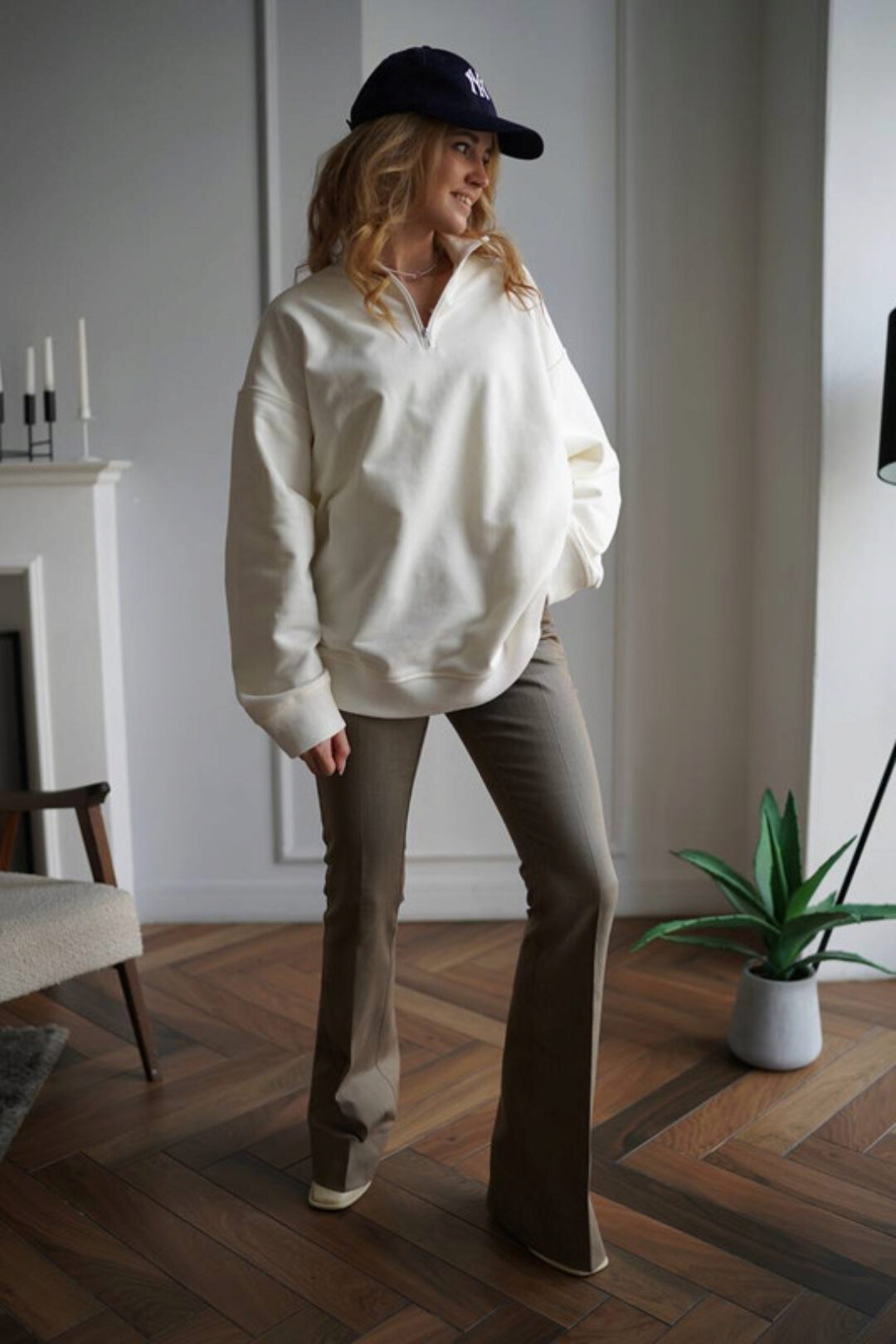 [Studio.Yusupova] Свитшот на молнии Lori C. Размеры 40-58. Рост 162-166 (Кристина Юсупова)