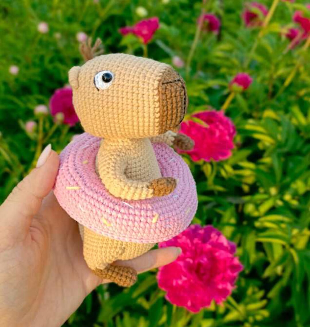 [am_igrushka] Капибара в пончике (Татьяна Шереметьева)