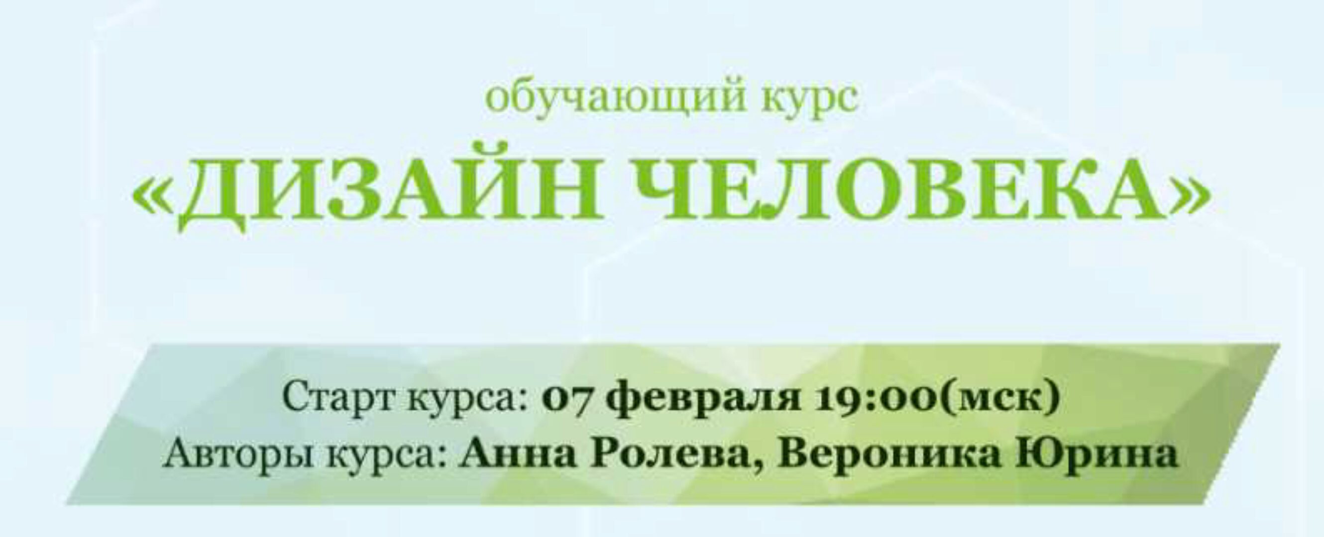 Дизайн Человека.Пакет Консультант (Анна Ролева,Вероника Юрина)