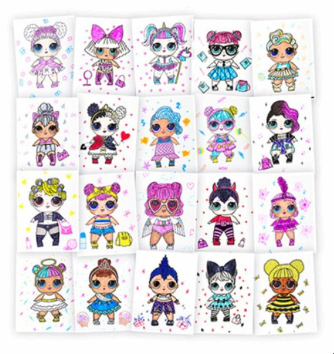 Рисование для детей. Куклы L.O.L. [Skillberry]