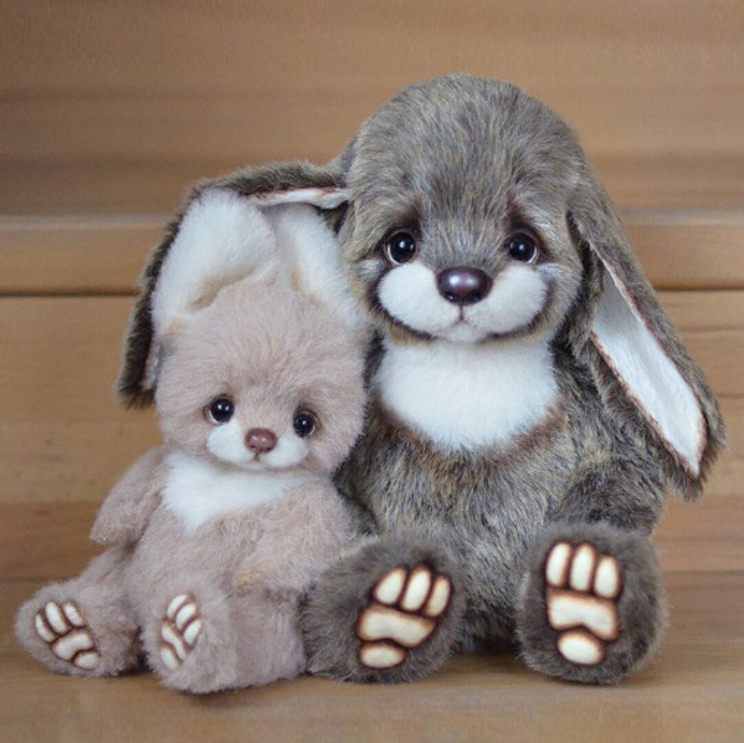 Зайчики - выкройка+МК+видео (Беспалова Екатерина)