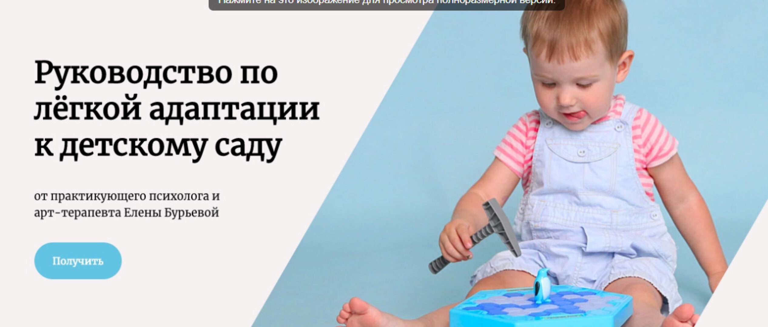 Руководство по легкой адаптации к детскому саду. Гайд 2021 (Елена Бурьевая)