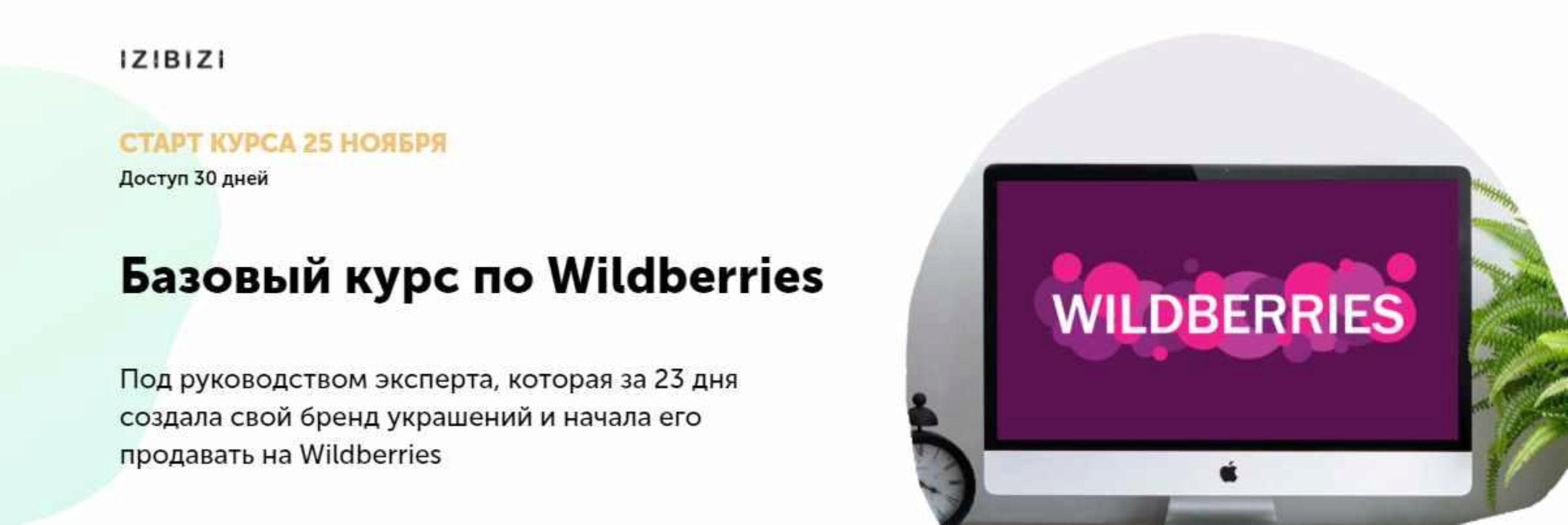 [izibizi] Базовый курс по Wildberries (Мария Лейкина)