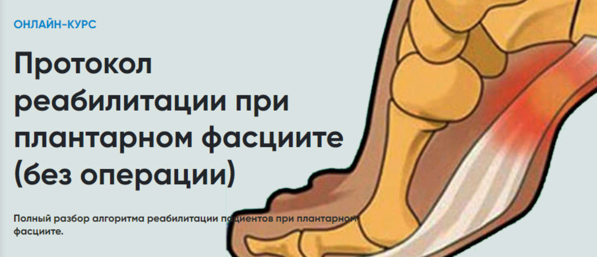 [Rehab Science] Протокол реабилитации при плантарном фасциите без операции (Андрей Богатырев)